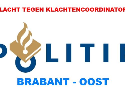 Klacht tegen klachten-coördinator politie-eenheid Brabant-Oost