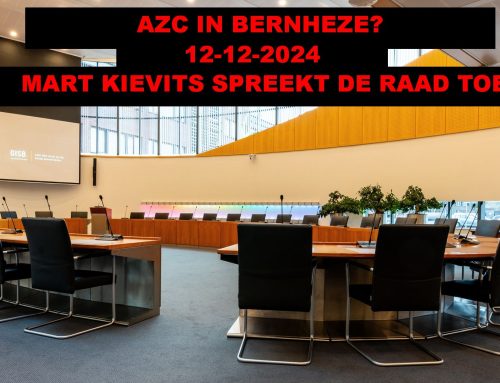 AZC in Bernheze? Mart Kievits spreekt de gemeenteraad toe.