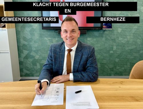 KLACHT TEGEN BURGEMEESTER EN GEMEENTESECRETARIS GEMEENTE BERNHEZE