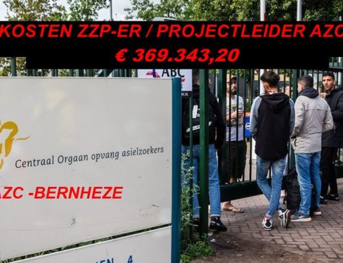 Kosten gemeente Bernheze voor inzet externe / ZZP-er / projectleider AZC: € 369.343,20