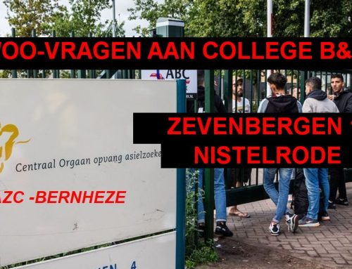 WOO-VERZOEK aan college van B&W Bernheze ter zake vestiging AZC, locatiekeuze Zevenbergen 10 te Nistelrode
