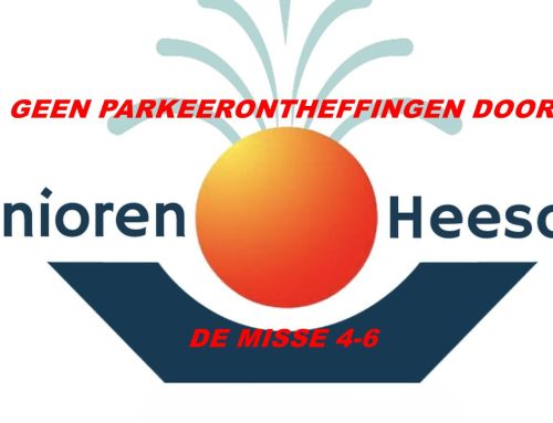 Senioren Heesch suggereert: parkeerontheffing parkeerplaats De Misse 4-6 te Heesch wordt per 1 april 2026 verleend door…Senioren Heesch, maar dit bericht is onjuist.