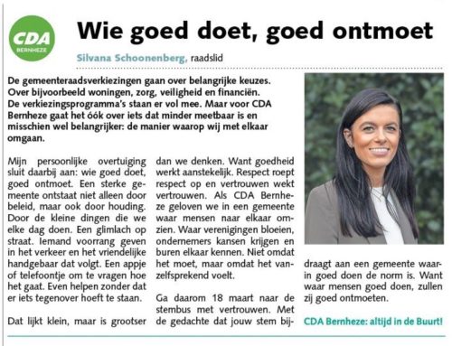 Speerpunten CDA-Bernheze: vindt het CDA het vestigen van een AZC in Bernheze niet belangrijk?